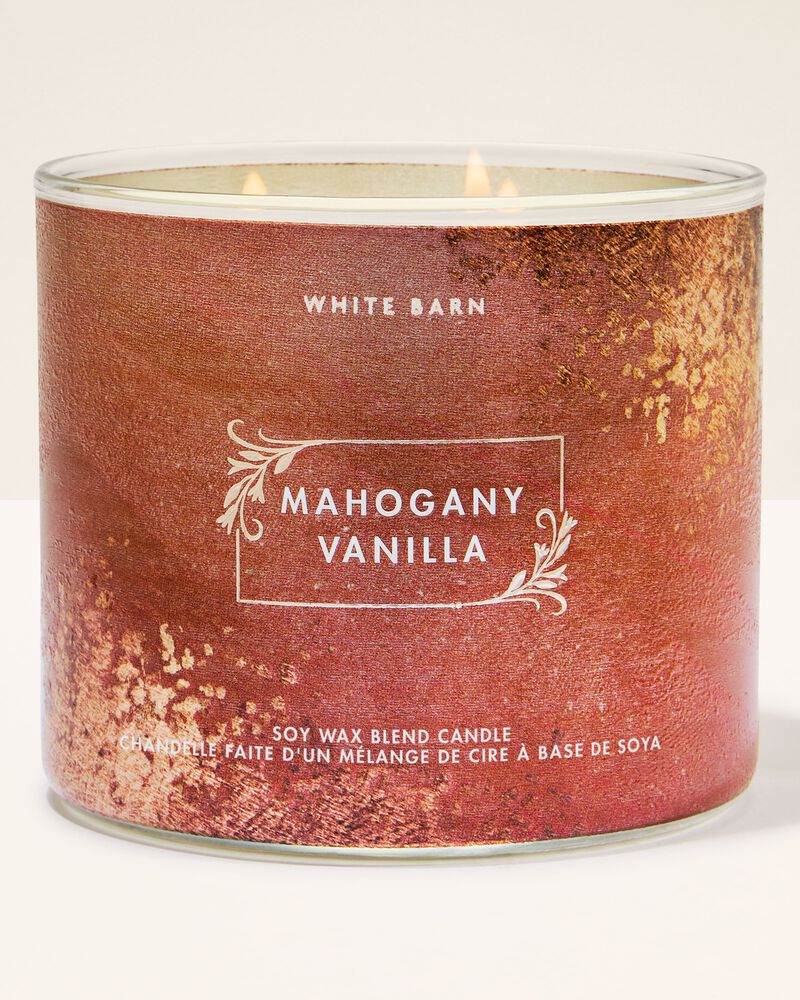 Mahogany Vanilla 3-Wick Candle 3-Wick Candle