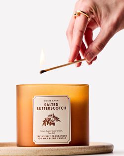 Salted Butterscotch 3-Wick Candle image number null