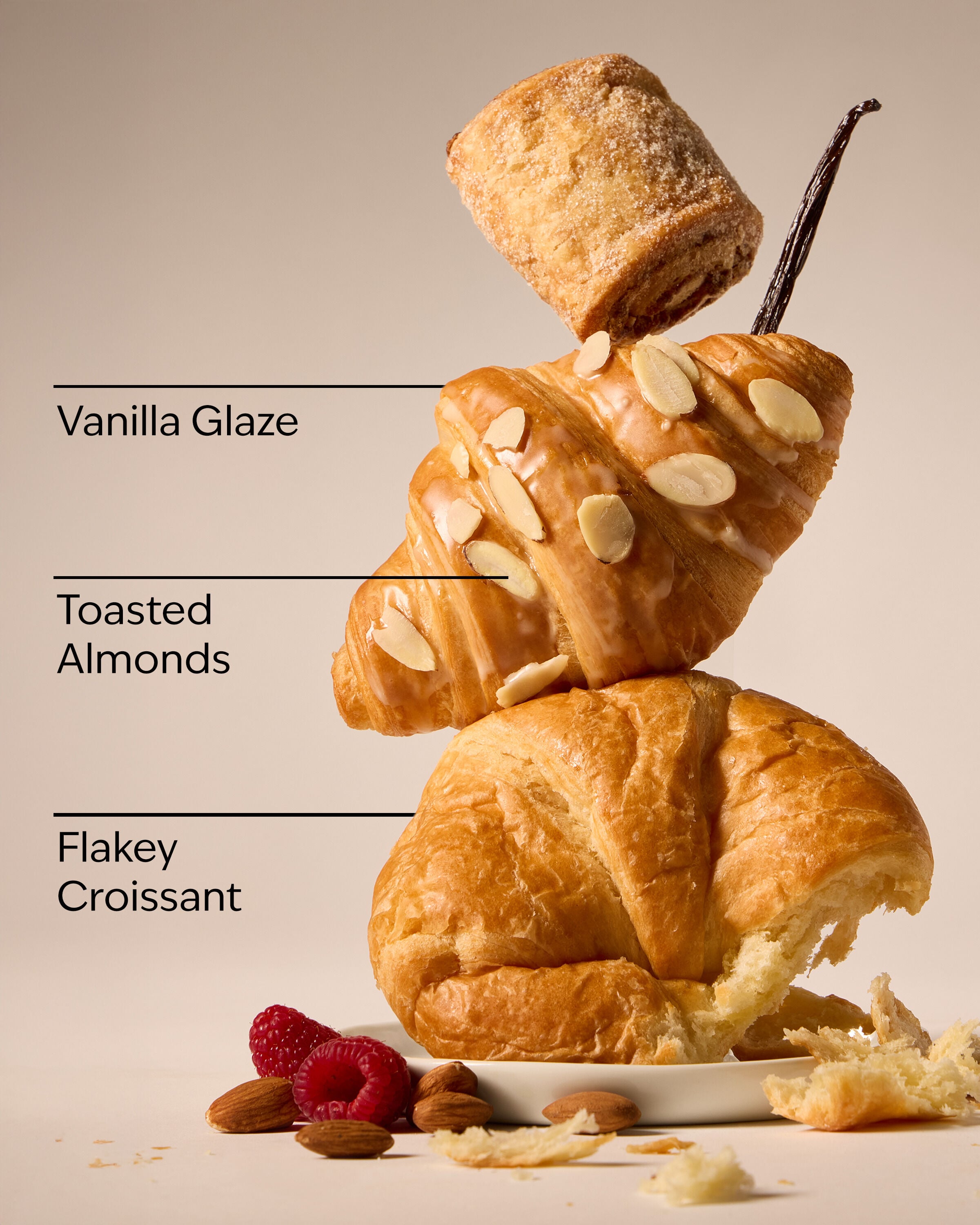 Shop Almond Croissant 3-Wick Candle | Bath & Body Works Australia