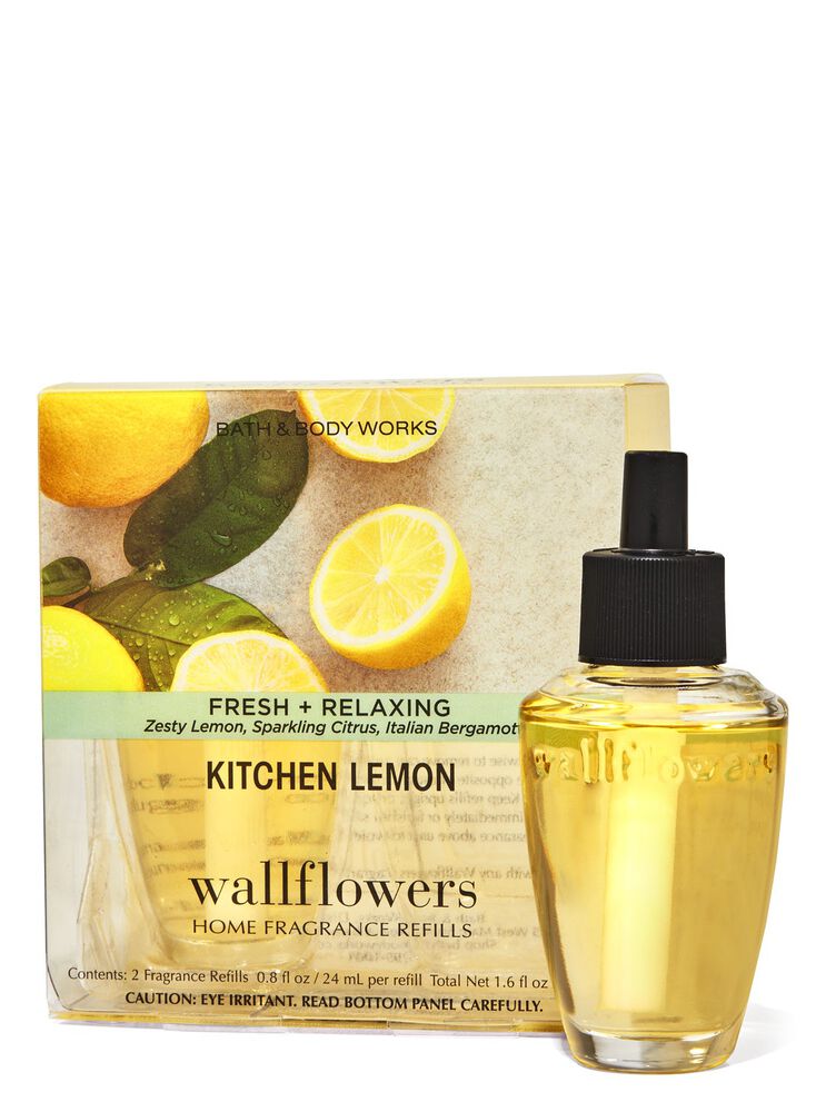 Kitchen Lemon Wallflowers Fragrance Refills, 2-Pack Wallflowers Fragrance Refills, 2-Pack