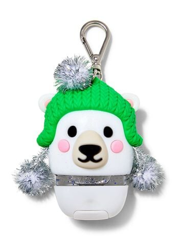 Polar Bear with Tinsel Pompoms PocketBac Holder PocketBac Holder