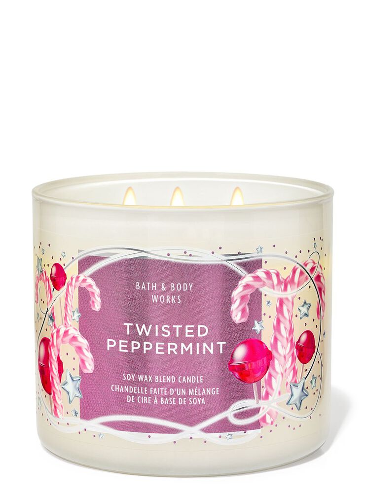 Twisted Peppermint 3-Wick Candle 3-Wick Candle