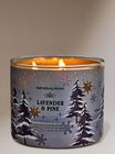 Lavender & Pine 3-Wick Candle image number null