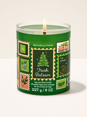 Fresh Balsam Single Wick Candle Single Wick Candle
