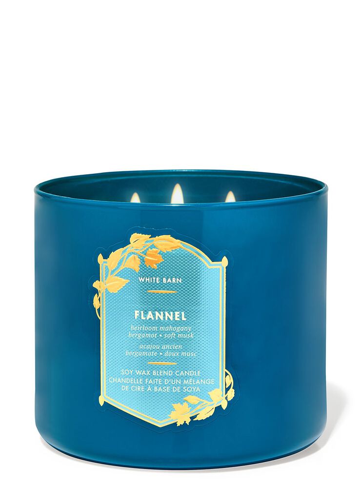 Flannel 3-Wick Candle 3-Wick Candle