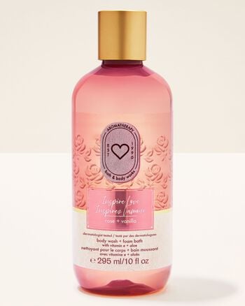 Inspire Love: Rose + Vanilla Body Wash & Foam Bath Body Wash & Foam Bath