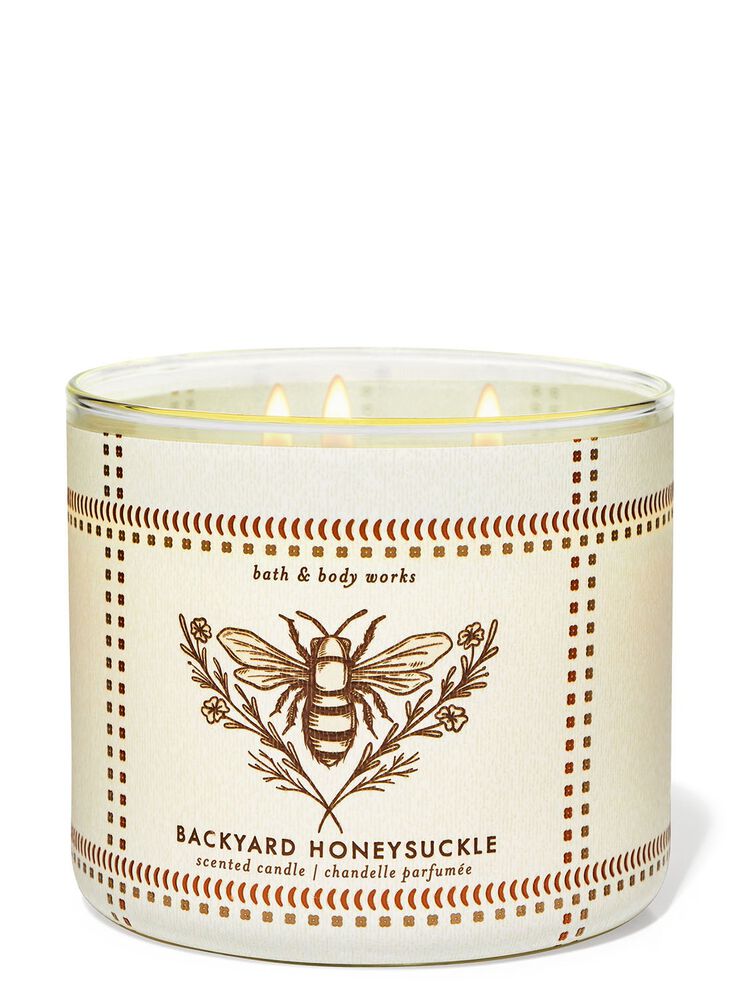 Backyard Honeysuckle 3-Wick Candle 3-Wick Candle