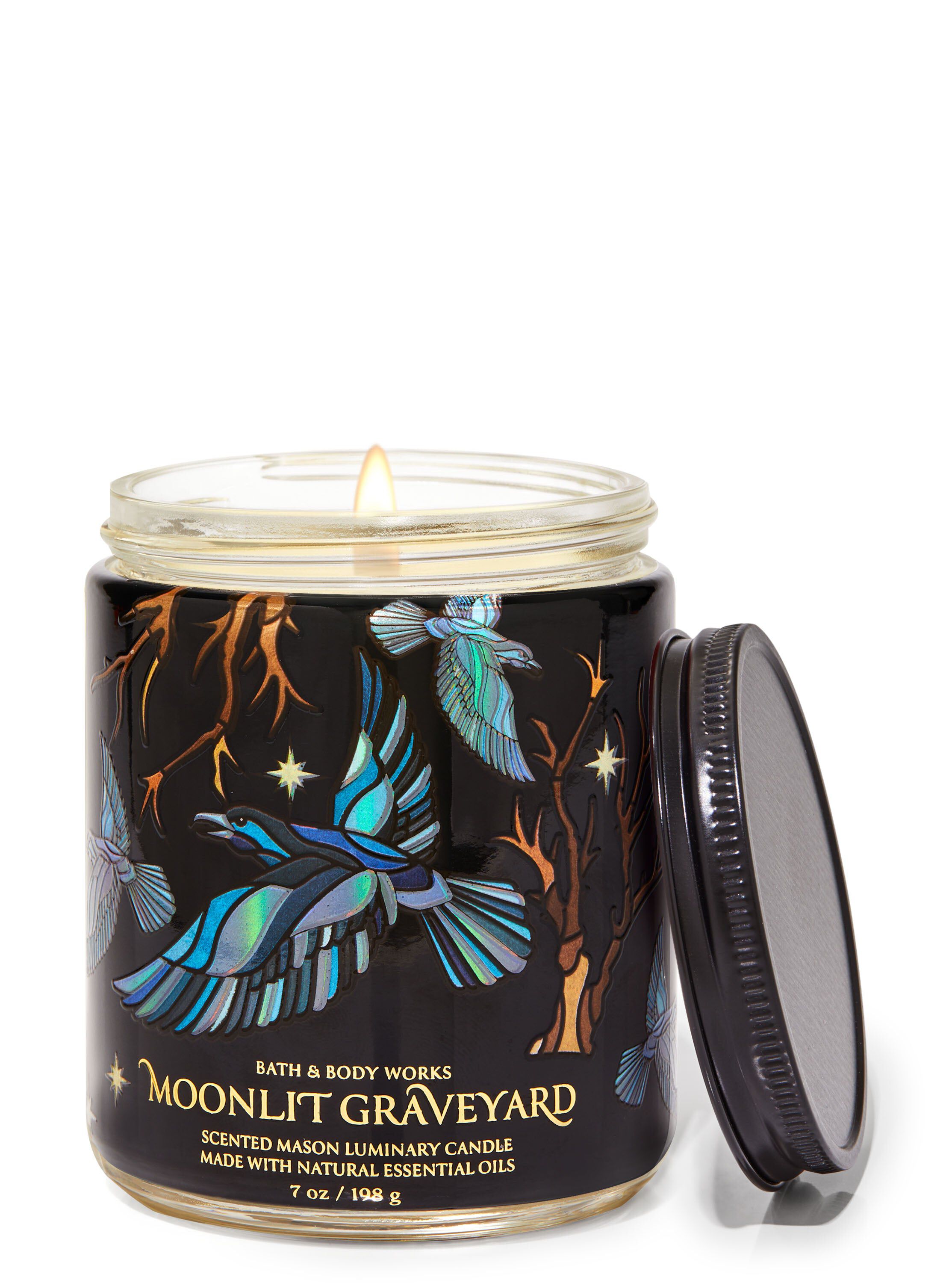 Shop Moonlit Graveyard Single Wick Candle | Bath & Body Works
