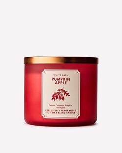 Pumpkin Apple 3-Wick Candle image number null