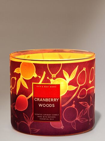 Cranberry Woods 3-Wick Candle 3-Wick Candle