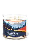 Sweater Weather 3-Wick Candle image number null