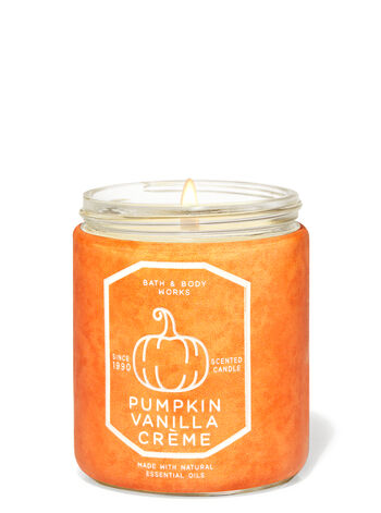 Pumpkin Vanilla Crème Single Wick Candle Single Wick Candle