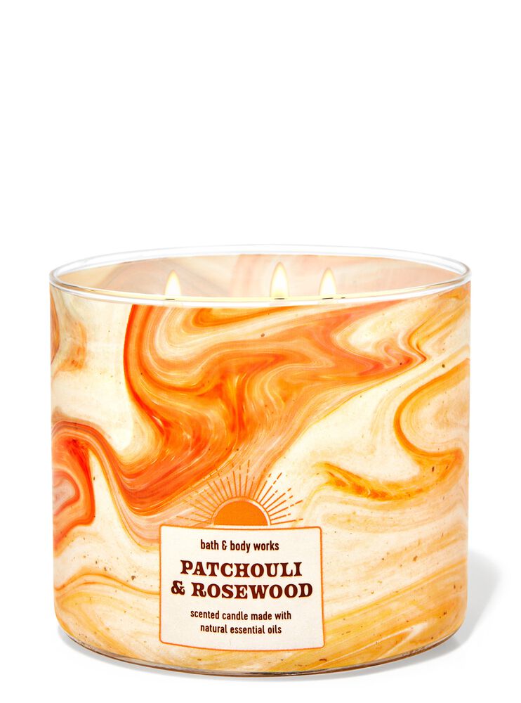 Patchouli & Rosewood 3-Wick Candle 3-Wick Candle