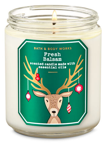 Fresh Balsam Single Wick Candle Single Wick Candle