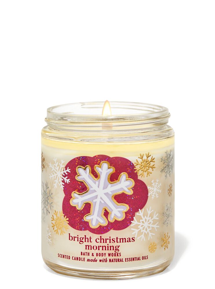 Bright Christmas Morning Single Wick Candle Single Wick Candle