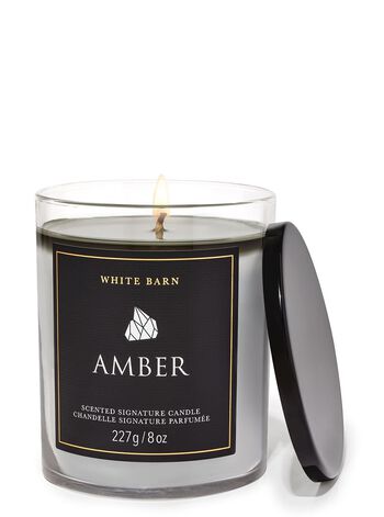 Amber Single Wick Candle Single Wick Candle