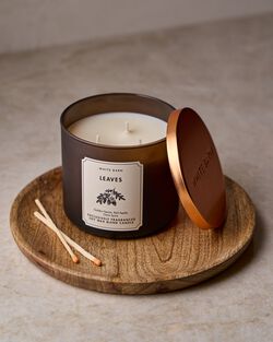 Leaves 3-Wick Candle image number null