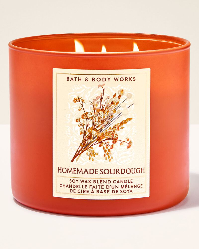 Homemade Sourdough 3-Wick Candle 3-Wick Candle