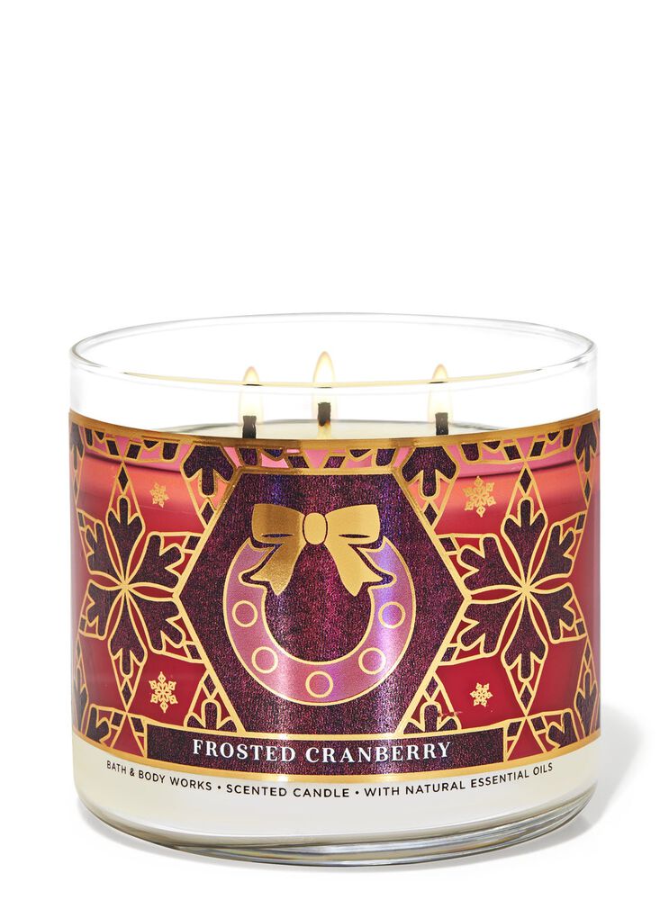 Frosted Cranberry 3-Wick Candle 3-Wick Candle