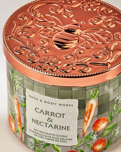 Carrot & Nectarine 3-Wick Candle image number null