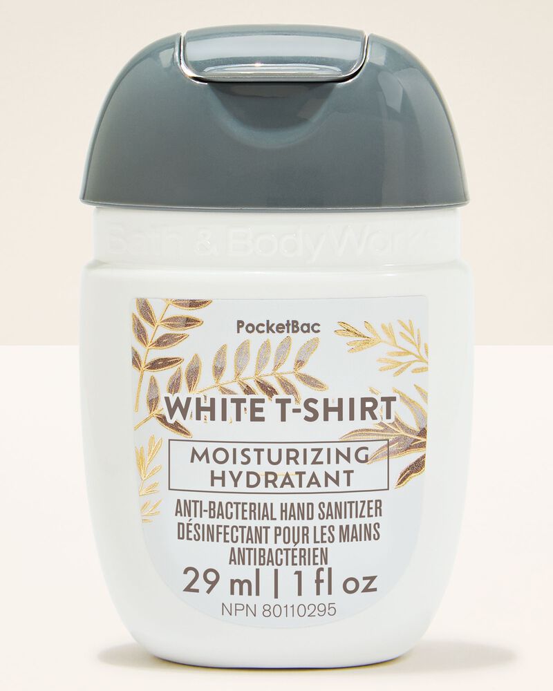 White T-Shirt PocketBac Hand Sanitizer PocketBac Hand Sanitizer