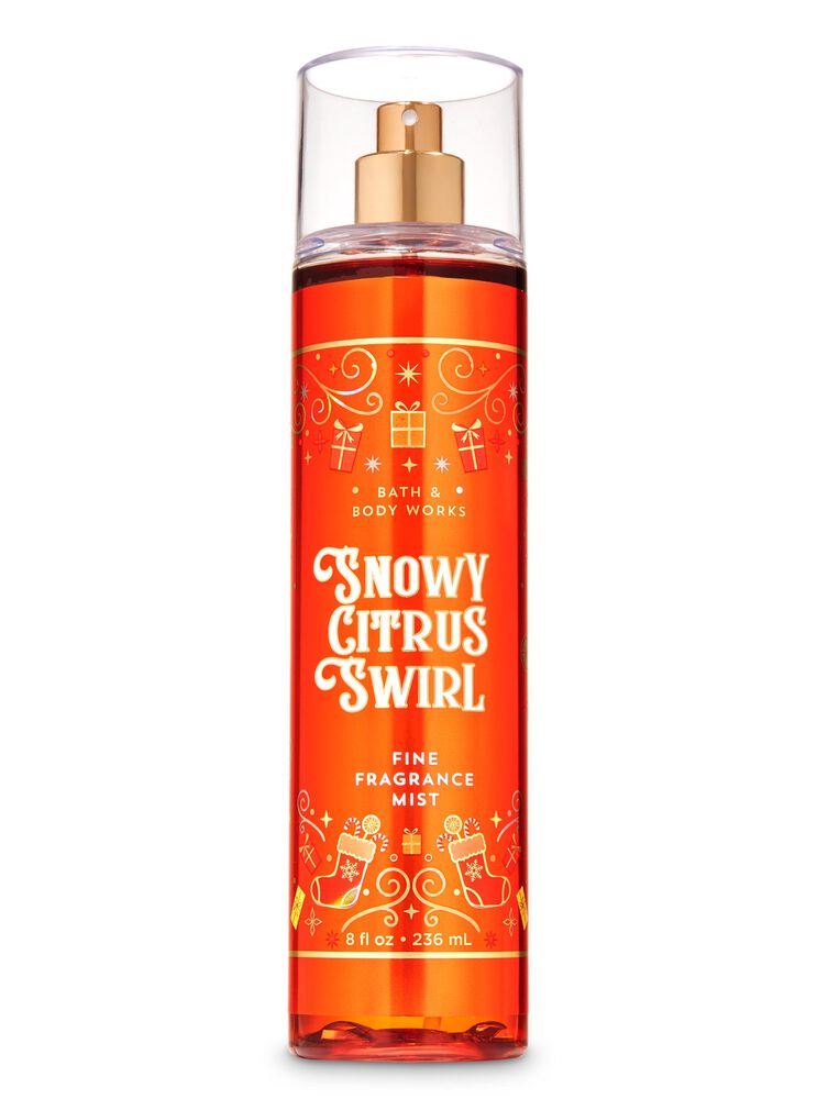 Snowy Citrus Swirl Body Spray & Mist Fine Fragrance Mist