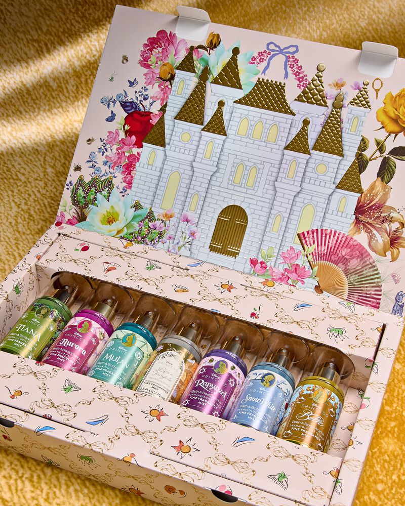 Disney Princess 7-piece Mini Fine Fragrance Mist Sampler Gift Set Gift Set