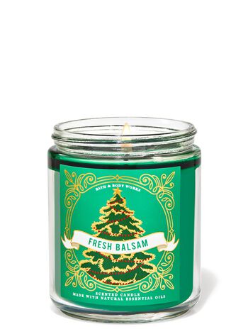 Fresh Balsam Single Wick Candle Single Wick Candle