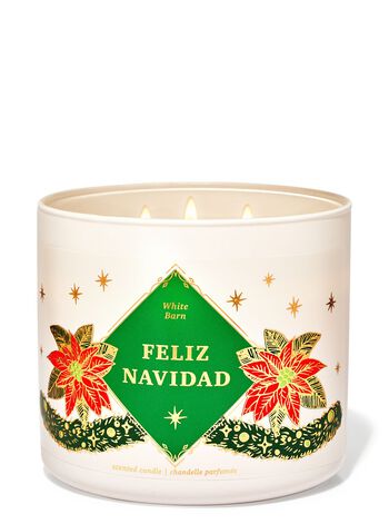 Feliz Navidad 3-Wick Candle 3-Wick Candle