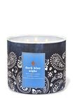Dark Blue Night 3-Wick Candle image number null