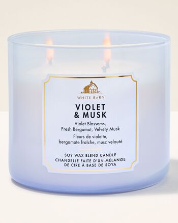 Violet & Musk 3-Wick Candle 3-Wick Candle