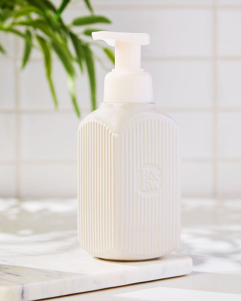 Cream Ceramic Gentle & Clean Foaming Hand Soap Dispenser Gentle & Clean Foaming Hand Soap Dispenser