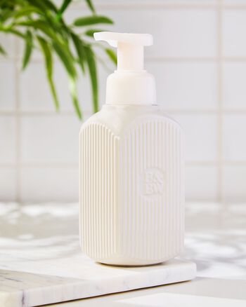 Cream Ceramic Gentle & Clean Foaming Hand Soap Dispenser Gentle & Clean Foaming Hand Soap Dispenser