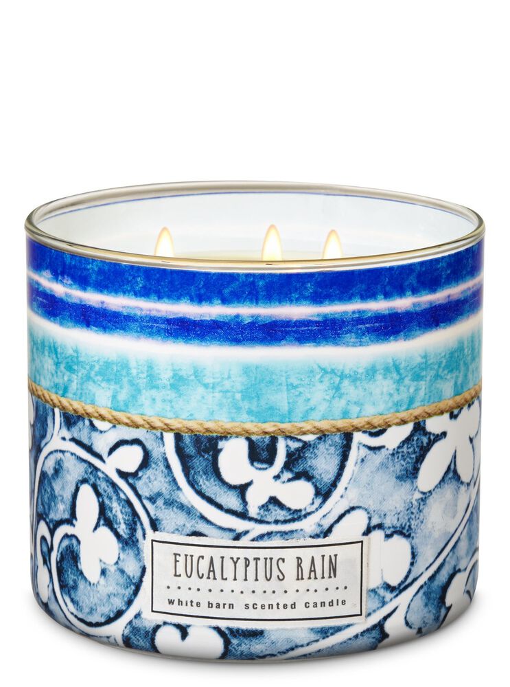 EUC MINT/RAIN 3-Wick Candle 3-Wick Candle