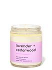 Lavender Cedarwood Single Wick Candle image number null