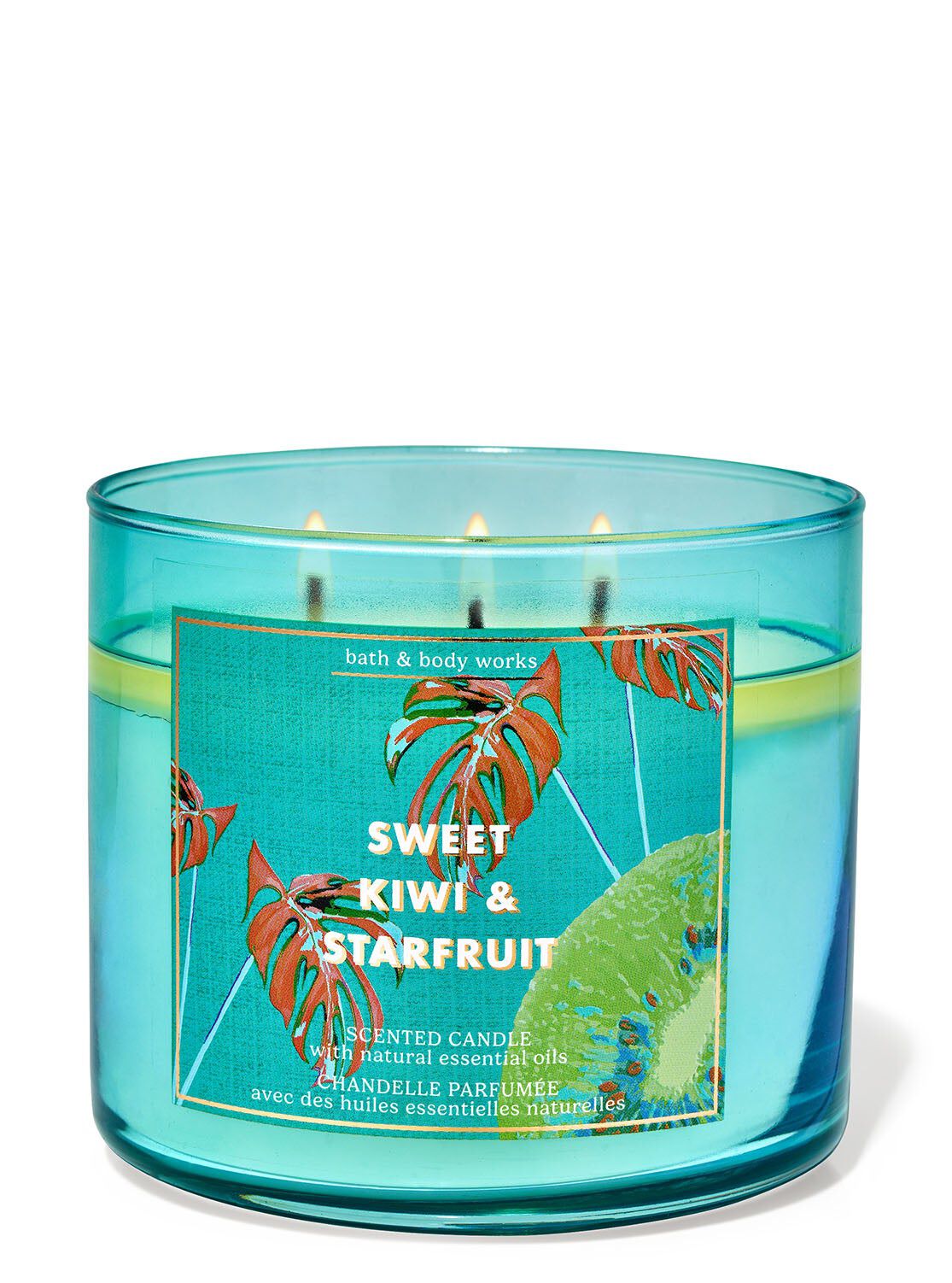 Shop Sweet Kiwi & Starfruit 3-Wick Candle | Bath & Body Works