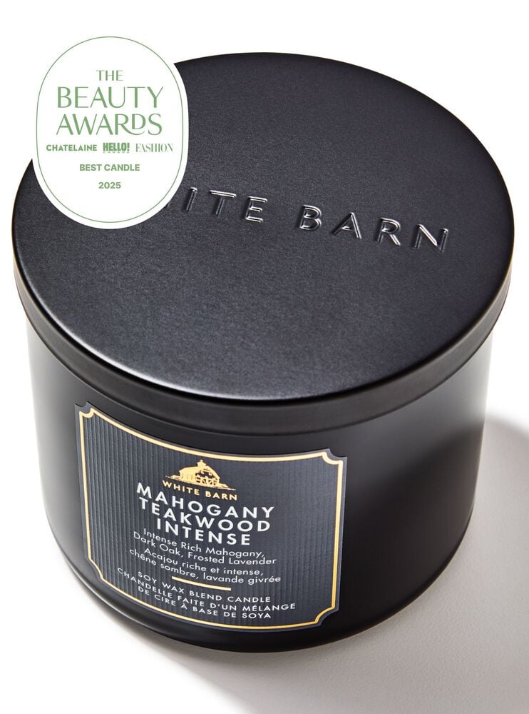 Mahogany Teakwood Intense 3-Wick Candle 3-Wick Candle