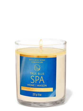 True Blue Spa Single Wick Candle Single Wick Candle