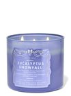 Eucalyptus Snowfall 3-Wick Candle image number null