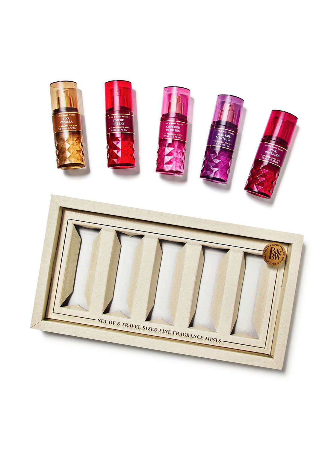 Shop Everyday Luxuries 5-piece Mini Fine Fragrance Mist Gift Set