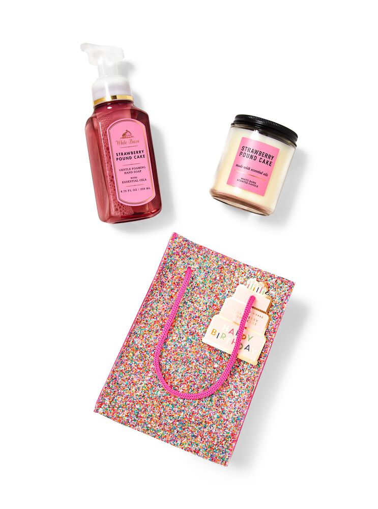 Strawberry Pound Cake Gift Bag Set Gift Bag Set