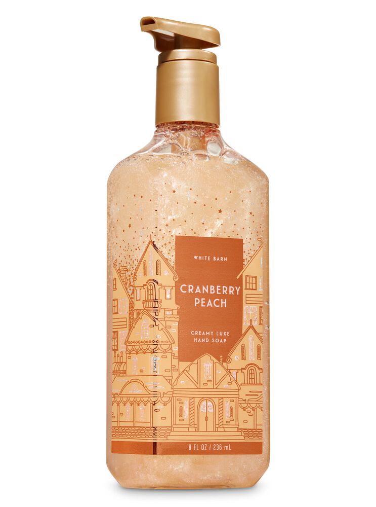 Cranberry Peach Nourishing Hand Soap Creamy Luxe Hand Soap
