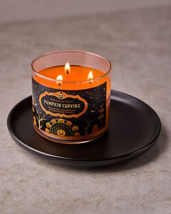 Pumpkin Carving 3-Wick Candle image number null