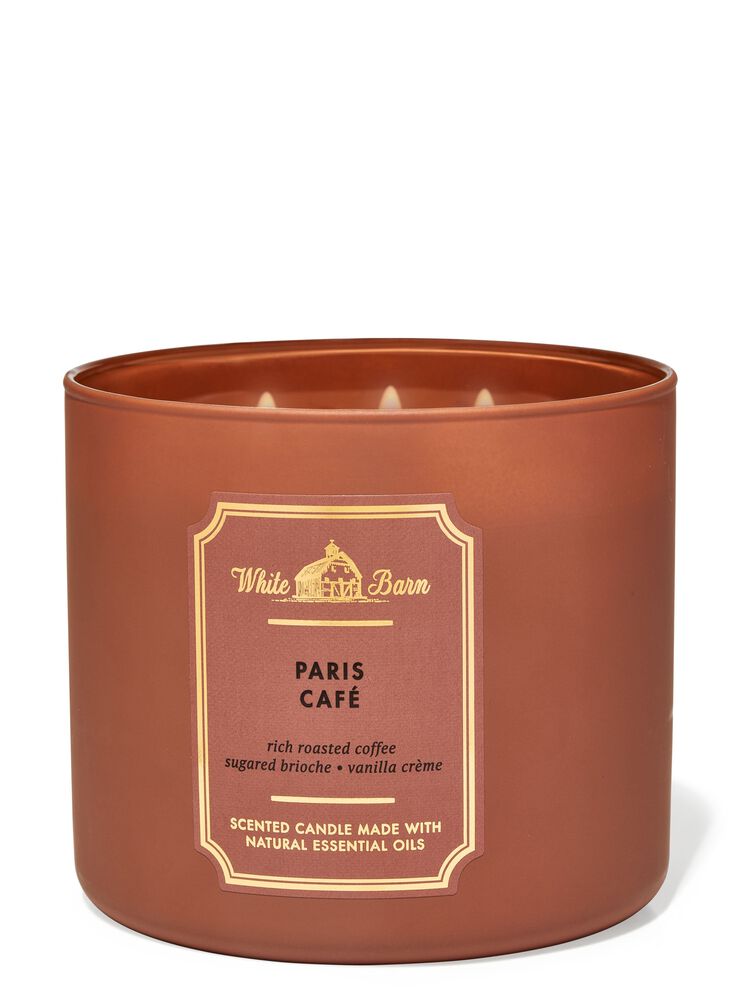 Paris Caf&eacute; 3-Wick Candle 3-Wick Candle