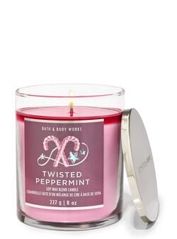 Twisted Peppermint Single Wick Candle Twisted Peppermint Single Wick Candle