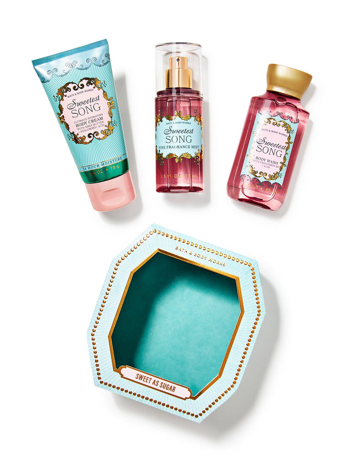 Shop Sweetest Song Mini Gift Box Set | Bath & Body Works Australia