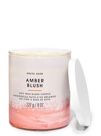 Amber Blush Single Wick Candle Single Wick Candle