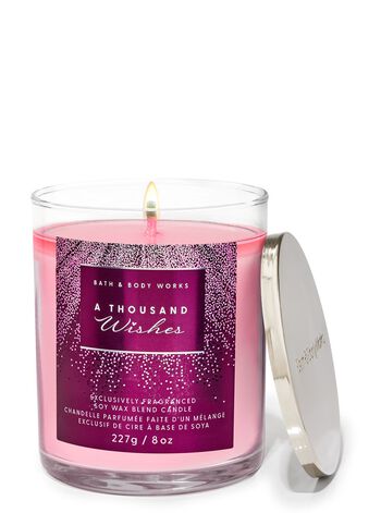 A Thousand Wishes Single Wick Candle Single Wick Candle