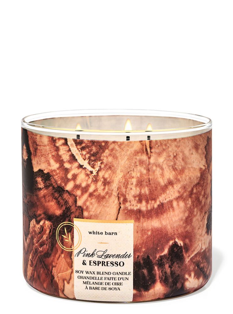 Pink Lavender & Espresso 3-Wick Candle 3-Wick Candle
