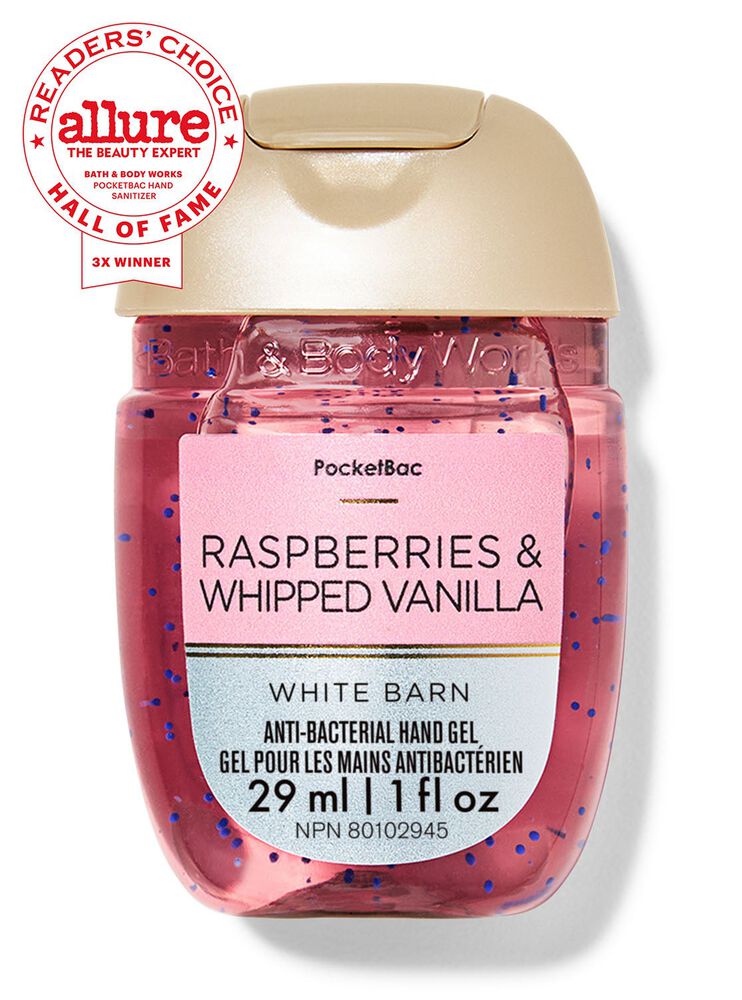 Raspberries & Whipped Vanilla PocketBac Hand Sanitizer PocketBac Hand Sanitizer
